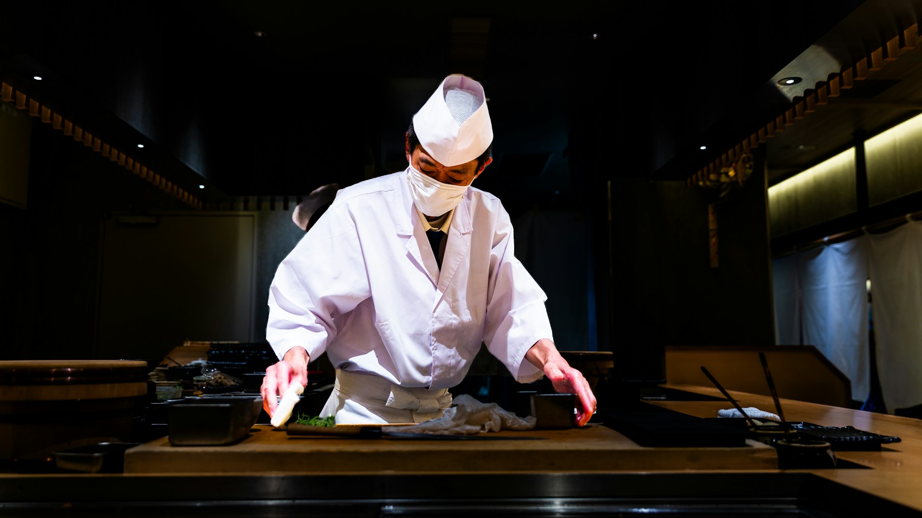 Omakase counter experience